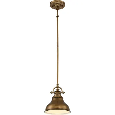 Lampa suspendata Emery 1 Light Mini Pendant – Weathered Brass