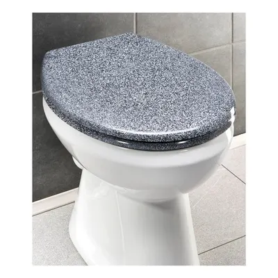 Capac WC din granit Wenko Premium Ottana, 45,2 x 37,6 cm