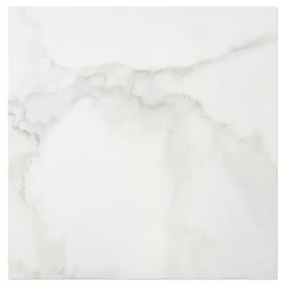 Gresie exterior / interior portelanata Benicarlo White 45 x 45 cm lucioasa tip marmura