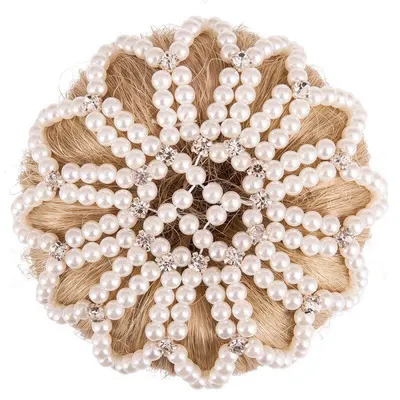 Br Knotnet Pearl Diamond Wit
