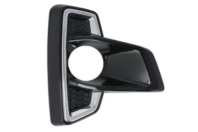 Grila bara fata dreapta plastic, negru lucios/crom potrivit TOYOTA HILUX VIII 2018-2020
