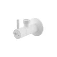 Robinet coltar rotund alb mat cu filtru 1 2 1 2 Alcadrain ARV003B