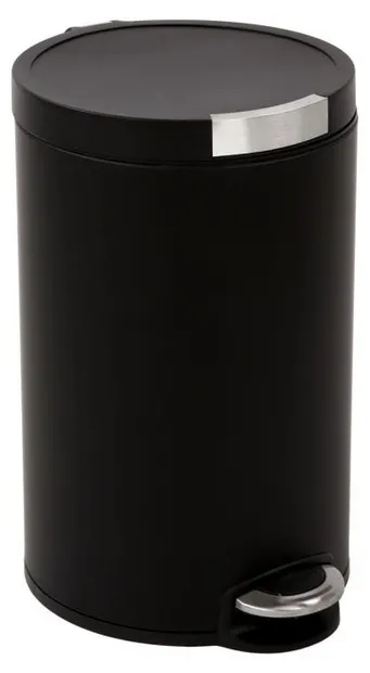 Coș de gunoi EKO - Artistic, 20 l, negru