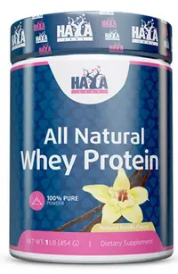 All Natural Whey Protein, vanilie, 454 g, Haya Labs