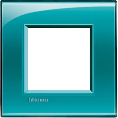 Rama ornament 2 module Bticino Living Light LNA4802VD, verde