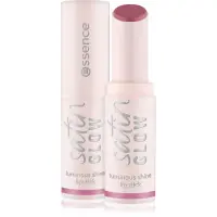 essence satin GLOW ruj cremos cu finisaj satinat culoare 04 Let´s Get Mauvin 3.5 g