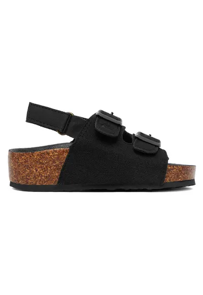 Sandale baieti negru - sintetic - sistem inchidere Velcro