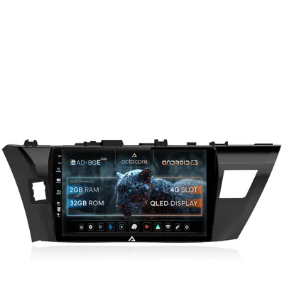 Navigatie Toyota Corolla (2012-2016), Android, E-Octacore 2GB RAM + 32GB ROM, 10.1 Inch - AD-BGE10002+AD-BGRKIT058