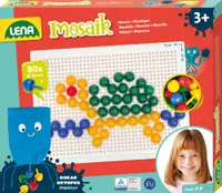 Set pentru mozaic Lena - Opac, 80 piese, Ø15 mm