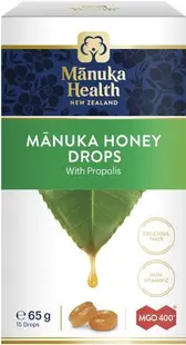 Dropsuri cu miere de Manuka MGO 400+ si propolis, 65g, Manuka Health