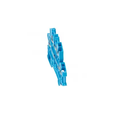 Clema sir Viking 3 - spring - 2 connect - 4 wires - pitch 5 - albastru