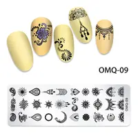 Matrita Metalica Nail Art - OMQ-09