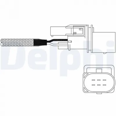 Sonda Lambda (numar Fire 5, 340mm) Potrivit Audi A2; Skoda Fabia I, Fabia I Praktik, Octavia I, Octavia Ii, Superb I; Vw Bora, Bora I, Caddy Iii, Caddy Iii Minivan 1.0-2.8 08.99-12.10