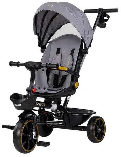 Tricicletă cu copertină Chipolino - Max Sport, antracit