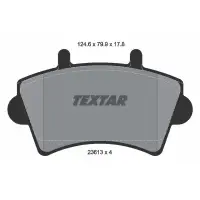 Set placute frana, frana disc TEXTAR 2361301