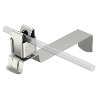Roof conductor holder for tiled roofs, angled, Rd 8, A2 8 mm | Type 157 I-VA