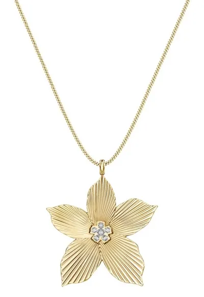 Colier Sutton cu cubic zirconia JF04968710 - Auriu
