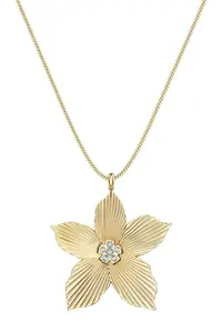 Colier Sutton cu cubic zirconia JF04968710 - Auriu