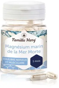 Magnesium marin din Marea Moartă, 60 capsule, Famille Mary