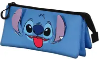 Penar școlar Karactermania Lilo & Stitch - Albastru, 3 fermoare