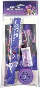 Set rechizite școlare GIM K-Pop Demon Hunters - Huntrix Lilac, 5 piese