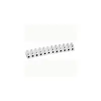 Connection strip Nylbloc - capacity 2.5 mm² - max. current 24 A - alb