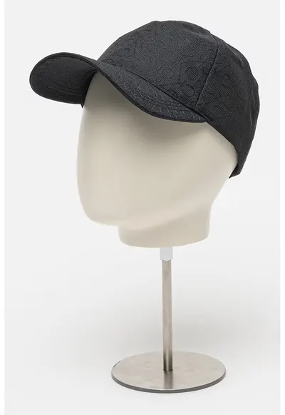Sapca ajustabila cu model logo - Negru