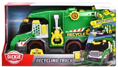 Jucărie pentru copii Dickie Toys - Camion de reciclare cu sunete și lumini