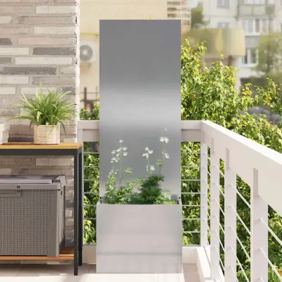 vidaXL Ecran de intimitate pentru grădină Argintiu 50 x 32 x 150 cm