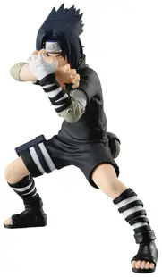 Statuetă Banpresto Animation: Naruto Shippuden - Sasuke Uchiha III (Vibration Star), 14 cm