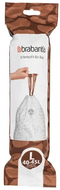 Sac de gunoi Brabantia - PerfectFit, mărimea L, 40-45 l, 10 buc