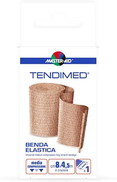 MASTER-AID Tendimed bandaj+cleme 8cm x 4,5m