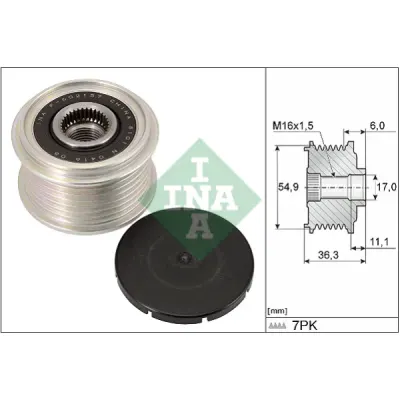 Sistem roata libera, generator INA 535 0298 10