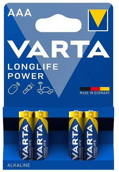 Baterie alcalină VARTA - Longlife Power, AAA, 4 buc.
