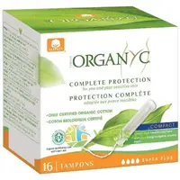 Tampoane Super Plus din Bumbac Organic cu Aplicator 16buc