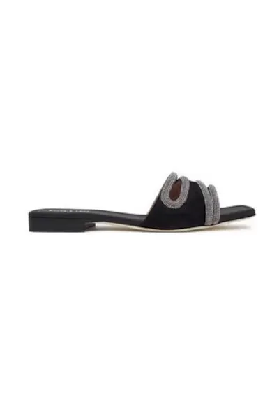 Papuci dama 305204479 - Piele naturala - Negru - Negru