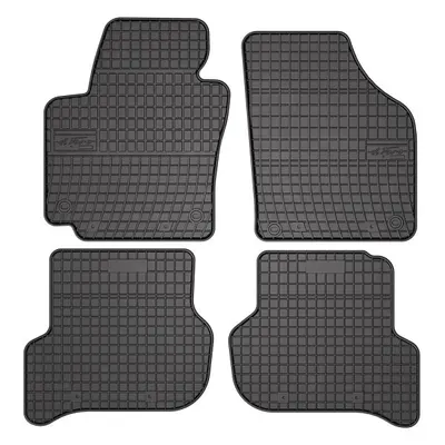 Covor podea FROGUM cauciuc, 4 buc. BASIC, fata spate, set, culoare neagra, potrivit SEAT ALTEA, ALTEA XL; VW GOLF PLUS V 03.04-07.15, Van