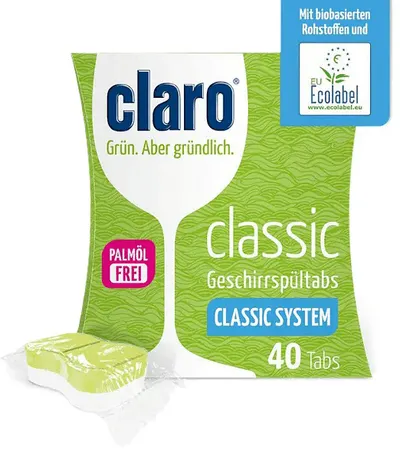 Tablete pentru mașina de spălat vase Claro - Classic, 40 buc
