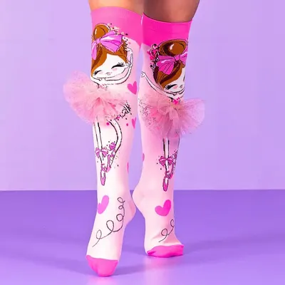Șosete lungi colorate Madmia pentru fete fantasy Ballerina 6-99 ani