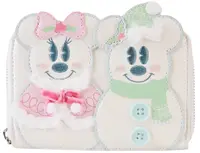 Portofel Loungefly Disney: Mickey Mouse - Minnie Mouse (Pastel Snowman)