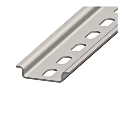 DIN-rail slotted, L=2000 W=35 D=7.5mm