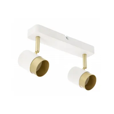 Spot - Ceiling luminaire ORIO, aluminium, 24.0×5.5×14.0, IP20, 2*GU10, max. 50W, round, white