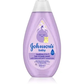 Johnson's® Bedtime gel de duș pentru corp și păr de noapte bună