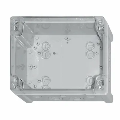 Cutie din ABS cu capac transparent si balamale, 201x163x98mm