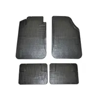 Set covorase auto din cauciuc Mat 3 Universale culoare Negru, presuri FROGUM, 4 buc.