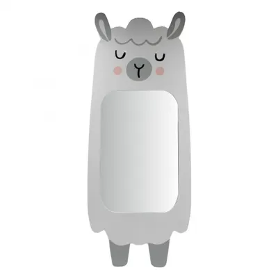 Oglindă în formă de animăluț alpaca 58x26cm