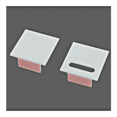 Profile end cap LBF angular with longhole