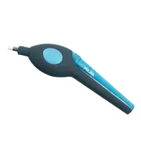 Radiera electrica, include 7 rezerve pentru creion, 4 rezerve pentru cerneala, culoare albastra, Milan