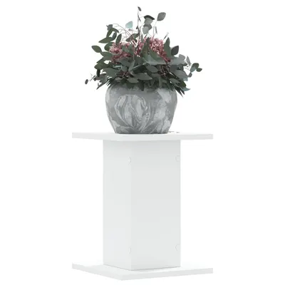 Gossi suporturi de plante, 2 buc., alb, 30x30x40 cm, lemn prelucrat
