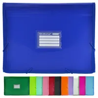 Dosar cu elastic OfBox Colorline - A4, 12 separatoare, sortiment